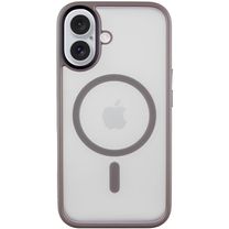 Чехол TPU+PC Metal Buttons with MagSafe Apple iPhone 16 (6.1") Gray