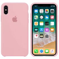 Чехол Silicone Case iPhone X/XS pink
