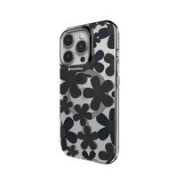 Чехол-накладка Switcheasy Fleur M 3D Patterned Shockproof Case for iPhone 16 Pro Black (SPH66P269BK24)