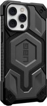 Чехол UAG Monarch Pro with MagSafe Leather для Apple iPhone 14 (6.1") - gray Чехол UAG Monarch Pro with MagSafe Leather для Apple iPhone 14 (6.1") - gray