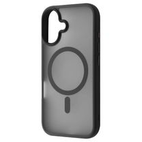 Чехол WAVE Matte Insane Case with Magnetic Ring iPhone 16 black Чехол WAVE Matte Insane Case with Magnetic Ring iPhone 16 black