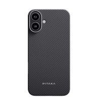 Чехол Pitaka Ultra-Slim Case Classic Twill 600D Black/Grey for iPhone 16 Plus (KI1601MA)
