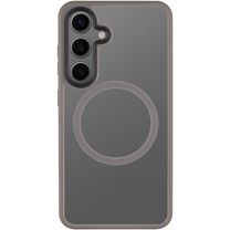 TPU+PC Чохол Metal Buttons with MagSafe Colorful для Samsung Galaxy S25 (Сірий / Grey)