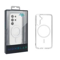 Чохол Monblan для Samsung S25 [MMCS25] Magnetic Crystal Series (Transparent)