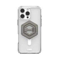 Чехол+магнитное кольцо-держатель UAG для Apple iPhone 16 Pro Max, Plyo MagSafe, Ice White/Titanium Stand (1144811BV01)