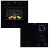 Вбудована духова шафа Electrolux LOD6F77WZ + варильна поверхня комбінована KDI641723K