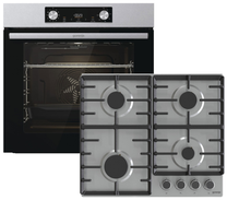Комплект духового шкафа электрического Gorenje BO6735E02X + варочной поверхности газовой GORENJE G642ABX