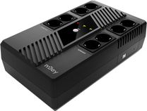 ИБП NJOY Token 600 (UPCSBLS660TTOAZ01B), Lin.int., 8 x Schuko, USB, пластик