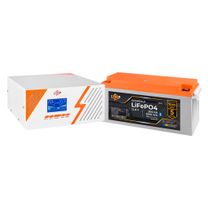 Комплект резервного живлення LogicPower B1500 White + літієва (LiFePO4) батарея 2560Wh