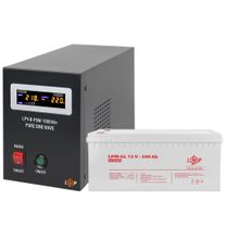 Комплект резервного питания LogicPower ИБП + гелевая батарея UPS B1000VA + АКБ GL 2400W (5870)