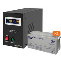 Комплект резервного живлення LogicPower B1500 + мультигелева батарея 4140 Вт (19809)