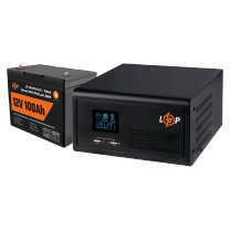 Комплект резервного питания ИБП LogicPower UPS 1500VA + АКБ LiFePO4 1280W (20484)