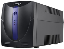 ИБП Vinga LED 600VA plastic case (VPE-600P)