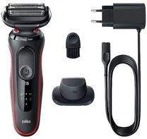 Електробритва Braun Series 5 51-R1200s чорна/червона