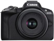 Беззеркальный фотоаппарат Canon EOS R50 kit RF-S 18-45mm IS STM Black (5811C033)