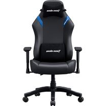 Крісло ігрове Anda Seat Luna Size L Black/Blue PVC (AD18-44-BS-PV)