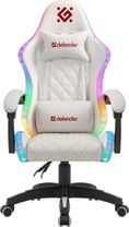 Геймерське крісло Defender Energy RGB White (64557)