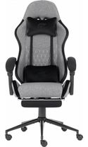 Крісло ігрове GT Racer X-2324 Fabric Gray/Black Suede