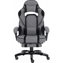 Геймерське крісло GT Racer X-2749-1 Fabric Gray/Black Suede