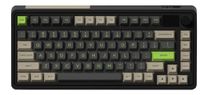 Клавіатура ігрова FL ESPORTS CMK75 Desert Grey FLCMMK Ice Pink switches TFT Knob Three-Mode (CMK75-7530)