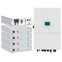 Комплект Інвертор Deye SUN-15K-SG01HP3-EU-AM2 + 4 шт АКБ DEYE BOS-G PRO LiFePO4 HV 51.2v 100AH 5.12kwh + BMS Контролер Deye BOS-G Control Box (HVB750V/100A-EU) Europe