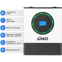 Гибридный солнечный инвертор (hybrid) Sako SUNPOLO-11K 11KW/48V+150A MPPT S2 (42-00168)