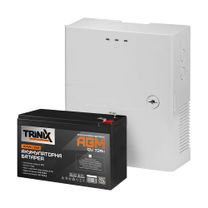 Комплект резервного питания ИБП Kraft PSU-1205LED(P) (41-00041) и аккумуляторная батарея Trinix 12В 7.2Аг AGM (44-00045)