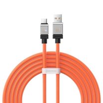 Кабель Baseus CoolPlay Series Fast Charging Cable USB to Type-C 100W 2m Orange (CAKW000707) Кабель Baseus CoolPlay Series Fast Charging Cable USB to Type-C 100W 2m Orange (CAKW000707)