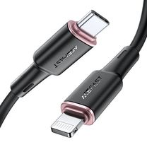 Кабель Acefast C2-01 Type-C to Lightning 3A 20W 1.2m, Black