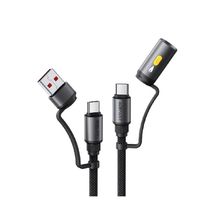Кабель Acefast J6 USB + USB-C Multi-Function (Black)