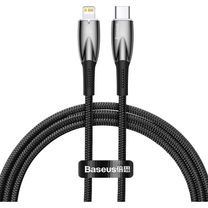Кабель Baseus Glimmer Series Fast Charging Type-C to Lightning 20W (1m) (black) (CADH000001)