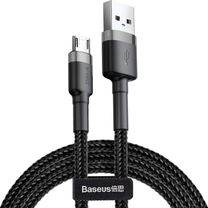 Кабель Baseus Cafule Micro USB 1.5A (2m) (gray/black) (CAMKLF-CG1)