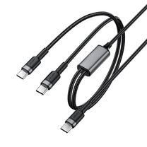 Кабель Acefast C22-02 Charging Data Cable USB-C to 2xUSB-C 100W 1.2m