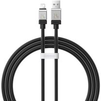 Кабель Baseus CoolPlay Series Fast Charging Cable USB to iP 2.4A 1m Black (CAKW000401)