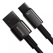 Кабель Baseus Tungsten Gold Fast Charging Data Type-C 100W 1m (CAWJ000001)