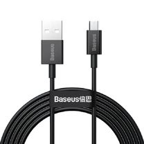 Кабель Micro USB Baseus USB to Micro USB Superior Series 2m Black (CAMYS-A01)