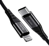 Кабель Benks D47 USB-C to Lightning 30w 1m (Black)