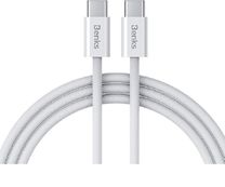 Кабель Benks D47 USB-C to USB-C 100w 1m (White)
