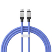 Кабель Baseus CoolPlay Series Fast Charging Cable Type-C to Type-C 100W 1m  Blue (CAKW000203)