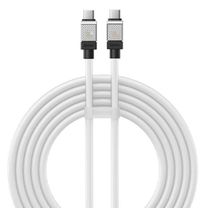 Кабель Baseus CoolPlay Series Fast Charging Cable Type-C to Type-C 100W 2m White (CAKW000302) Кабель Baseus CoolPlay Series Fast Charging Cable Type-C to Type-C 100W 2m White (CAKW000302)