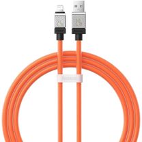 Кабель Baseus CoolPlay Series Fast Charging Cable USB to iP 2.4A 2m Orange (CAKW000507)