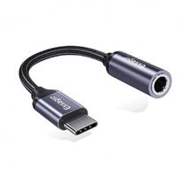Переходник Essager E01 Type c to 3.5mm Jack Headphone Adapter  grey (EZJE01-0G)