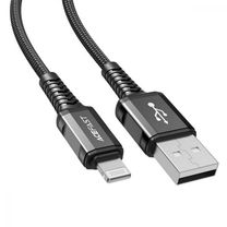 Кабель Lightning Acefast C1-02 USB-A to Lightning 1.2m Black (AFC1-02B)