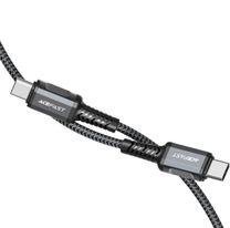 Кабель Acefast C1-03 USB-C to USB-С black (AFC1-03B)