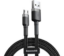 Кабель Micro USB Baseus USB Cabel to microUSB Cafule 1m Grey/Black (CAMKLF-BG1)