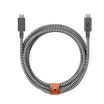 Кабель Native Union Belt Cable USB-C to USB-C Pro Zebra (2.4 m) (BELT-C-ZEB-PRO-NP) Кабель Native Union Belt Cable USB-C to USB-C Pro Zebra (2.4 m) (BELT-C-ZEB-PRO-NP)