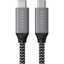 Кабель Satechi USB4 C to C Cable 100W Space Gray (25 cm) (ST-U4C25M)