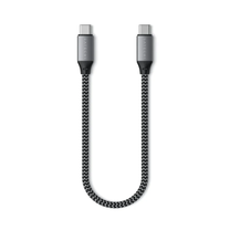 Кабель Satechi USB-C to USB-C Cable 100W Space Gray 25 cm (ST-TCC10M)