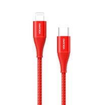 Кабель Vokamo Luxlink Cable USB-C to Lightning Red (1.2 m) (VKM20055)