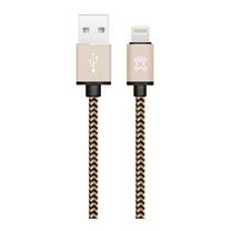 Кабель XtremeMac Lightning Nylon Cable Gold (1.2 m) (XCL-PRC-93)